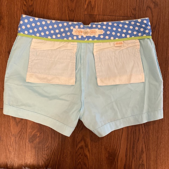 NWOT⭐️, J. Crew CHINO classic twill, turquoise shorts, size 2 - Picture 2 of 4
